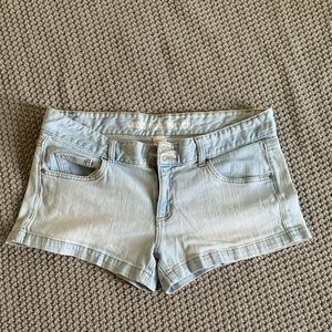 Target Mossimo Supply Co light wash jean shorts
